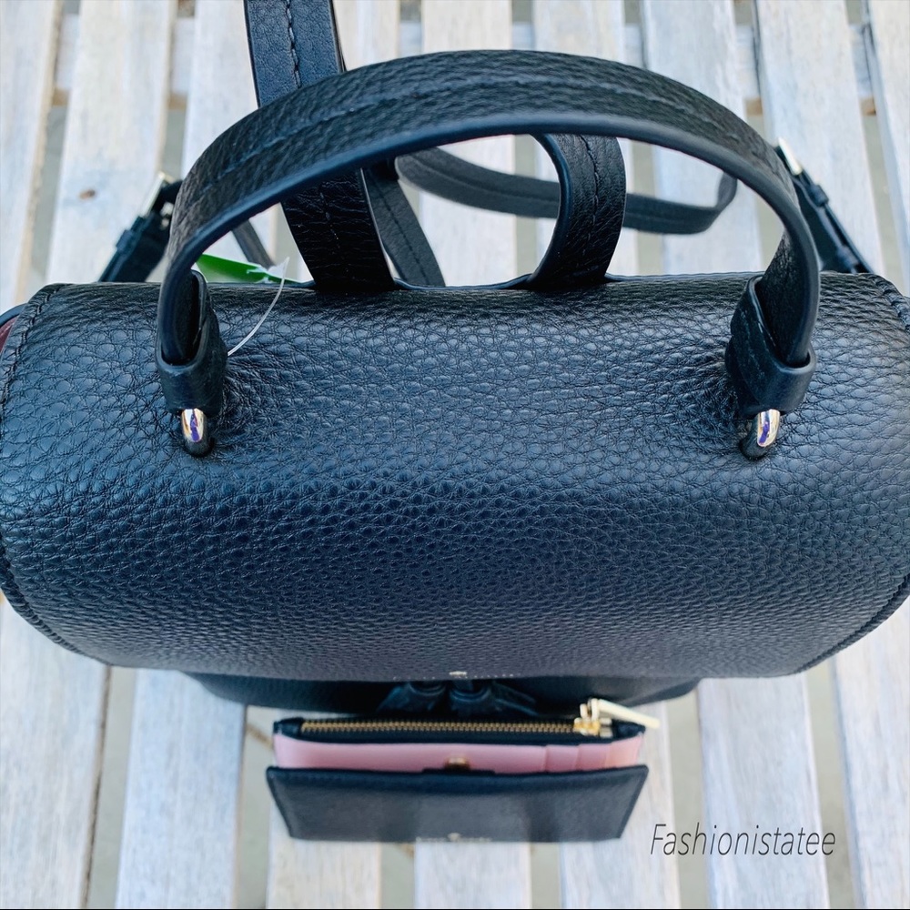 Kate spade medium Hayes black backpack wallet set - Picture 5 of 8